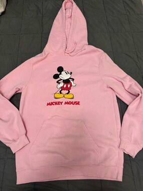 H&M pink Mickey Mouse hoodie Size M #disney